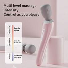 Portable Handheld Massager, USB Rechargeable Relaxation Massager, Soothes The Neck, Back, Thighs, And Waist, With Foot Vibration Relaxation, Suitable For Office Workers And Busy Professionals.