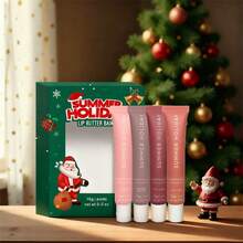 4pcs Lip Butter Balm - Conditioning Lip Mask And Lip Balm For Instant Moisture, Shine And Hydration - Sheer-Tinted, Soothing Lip Care
