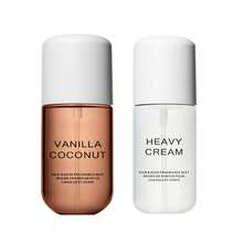 2pcs Perfume For Women - Long-Lasting Eau De Toilette Spray, Fresh Vanilla Skin & Hair Fragrance Mist - Compact Travel Size, Natural Floral Notes For Body And Hair, Perfect For Everyday Use(Brown+White)
