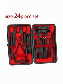Manicure Set Professional Pedicure Kit Nail Clippers Kit - Nail Care Tools - Grooming Kit With Luxurious Upgraded Travel Case