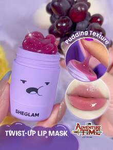 Adventure Time | SHEGLAM Oh My Glob Tinted Lip Mask Brand Beauty Makeup Face Paint Cosmetic For Women Girls Perfect For Fall Winter Ideal For Y2K Fancy Fashion Suitable For Birthday Christmas Present Party Ready Best Color