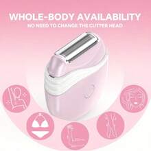 Female Electric Shaver With Rechargeable And Portable Hair Removal Device For Arms, Legs, And Armpits
