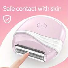 Female Electric Shaver With Rechargeable And Portable Hair Removal Device For Arms, Legs, And Armpits