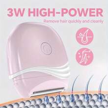 Female Electric Shaver With Rechargeable And Portable Hair Removal Device For Arms, Legs, And Armpits