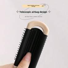 1 Pc /2Pc/4Pc/ 6Pc Foldable Hair Brush With Mirror, Compact Travel Hair Brushes Folding Hairs Brush For Women And Men, Portable Mini Pocket-Size Massage Comb For Gym, Trips, Purse And Styling (Retractable Mirror)