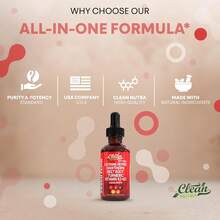 MONTUE CleanNutra Cayenne Pepper Drops Supplement Liquid + Hawthorn Berry, Vitamin D3 K2 Beet Root Powder, Ceylon Cinnamon, Turmeric Curcumin, Organic Panax Ginseng, Berberine Extract 2 Pack