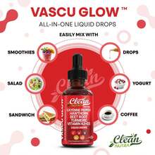 MONTUE CleanNutra Cayenne Pepper Drops Supplement Liquid + Hawthorn Berry, Vitamin D3 K2 Beet Root Powder, Ceylon Cinnamon, Turmeric Curcumin, Organic Panax Ginseng, Berberine Extract 2 Pack