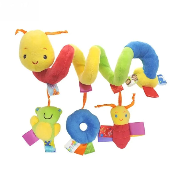 Cute Activity Musical Spiral Crib Stroller Car Seat Travel Hanging Toys Baby Boys Girls Rattles Toy gift