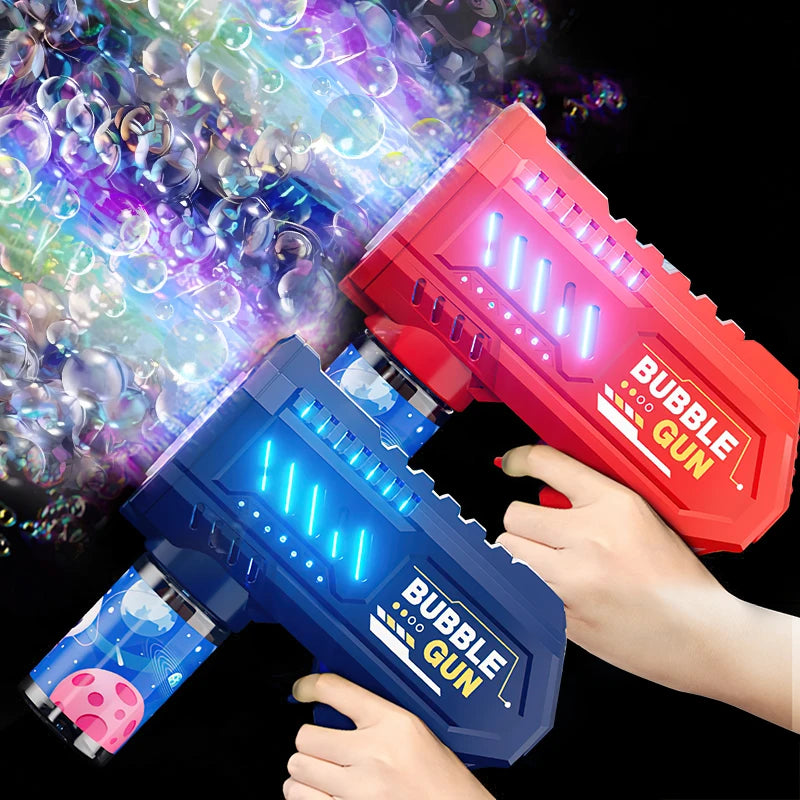 Fully Automatic Space Bubble Blowing Toy Bubble Gun Outdoor Bubble Machine Gift Holiday Gift Toy