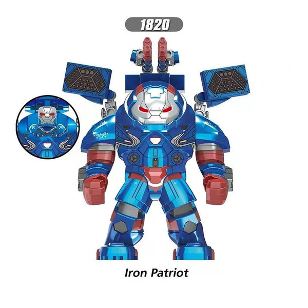 Superhero Lizard Mini Anime Doll Avenger Superhero Hulk Building Block Doll Boy Toy Children's Birthday Gift
