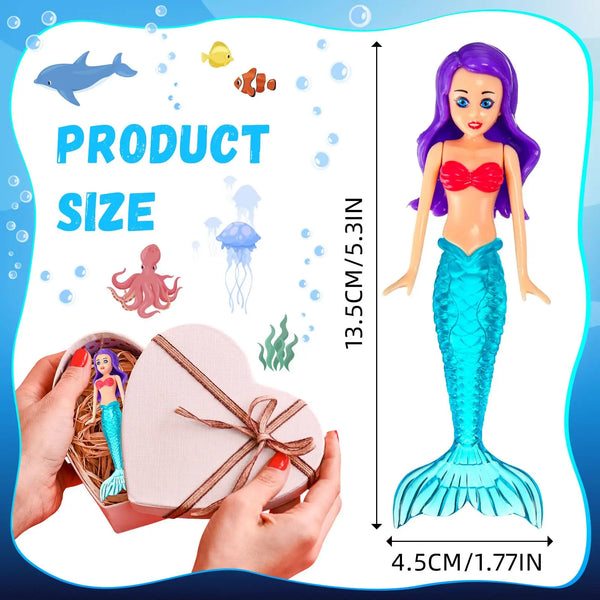 Nice Mermaid Dive Toys Mermaid Bath Toys Colorful Mermaid Pool Toys Swimming Pool Games for Toddlers Boys Girls Teens Adults