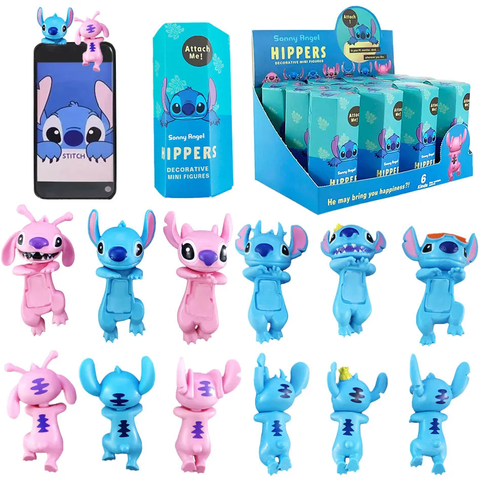 Stitch Angel Surprise Blind Box Party Angel Mysterious Blind Box Cute Anime Figures Christmas Model Doll Gifts Kids Toys
