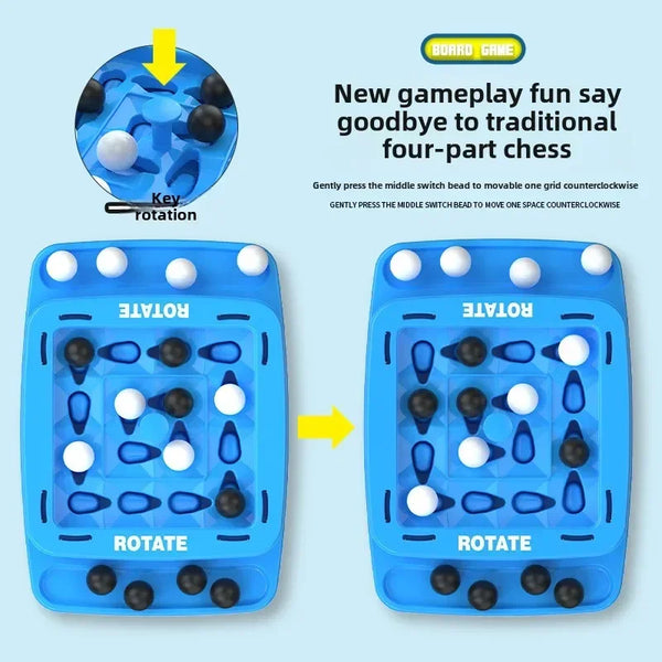 4 in A Row Game Educational Orbit Logic Board Game for Kids Family Party Table Top Strategy Board Game Night 2024 new