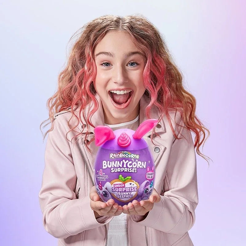 Genuine Zuru Dog Planet Fourth Generation Rainbocorns Unicorn Surprise Magic Egg Blind Box Cute Plush Doll Children Toys Gifts