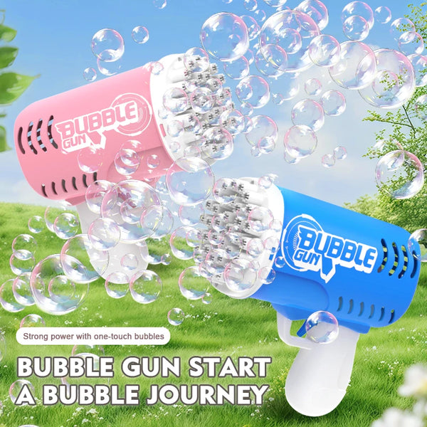 35 hole bubble toy handheld bubble gun outdoor parentchild interaction birthday/party children gift without battery bubble water