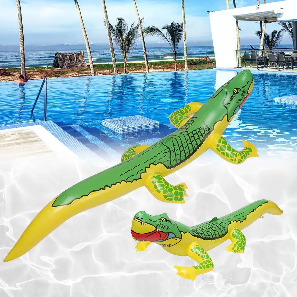 2Pcs PVC High Quality Summer Beach Funny Water Toys Blow Up Inflatable Crocodile Crocodile Toy Alligator Balloon Inflatable Toys