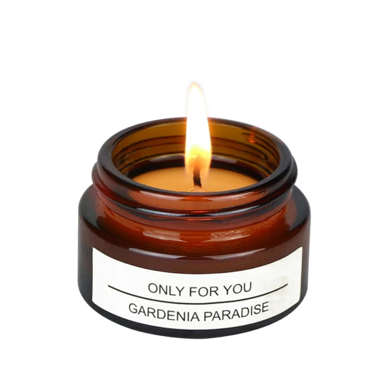 Soybean Wax Scented Candles Jar Light Tasting Cup Accessory with Hand Gift Box Home Decoration Candle Jars with Lid Wholesale