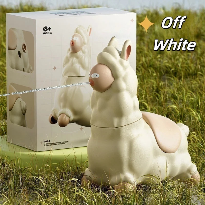 Alpaca Water Gun Children's Toy Handheld Continuous Water Spraying Sprinkler Outdoors Boys Girls Pool Garden Fights Game Gift