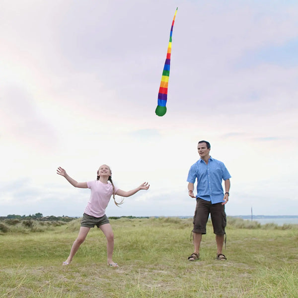 Rainbow Tail Ball Eco-Friendly Fabric Sandbag Meteor Ball Safe Catch Tail Soft Ball Kindergarten School Sensory Training Kid Toy