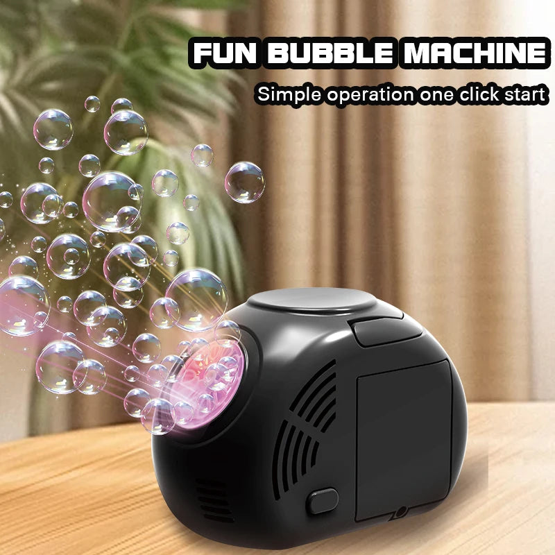 10 Hole Fully Automatic Handheld Bubble Outdoor Wedding/Children's Birthday Party Bubble machine without battery bubble water