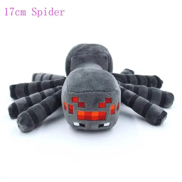 16cm Gray MC Spider Plush Stuffed Toys Game MC Spider Plush Soft Animals Toy Doll for Children Kids Gifts