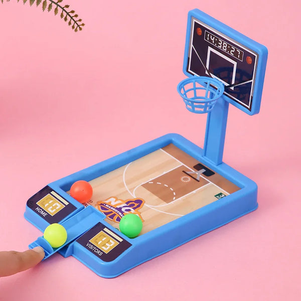 1 Pcs+1 Ball Random Color Indoor and Outdoor Interactive Basketball Games Puzzle Gifts Children's Mini Shooting Toys
