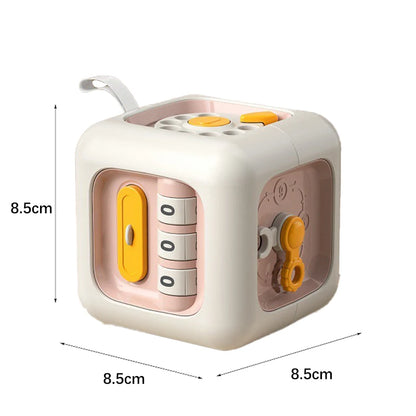 Multi-Purpose Montessori Baby Toys Early Learning Toys 6-In-1Cube Cognitive Toys Toddler Travel Toys Learning Educational Toys