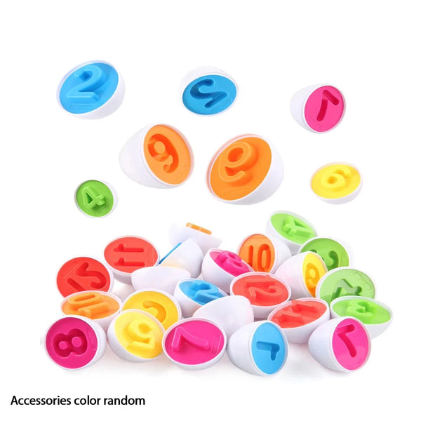 12 Matching Eggs Montessori Sensory Baby Toys Easter Eggs Chicken Colors Shapes Sorter Learning Educational Toy For Kids Gifts