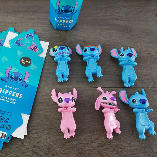 Stitch Angel Surprise Blind Box Party Angel Mysterious Blind Box Cute Anime Figures Christmas Model Doll Gifts Kids Toys