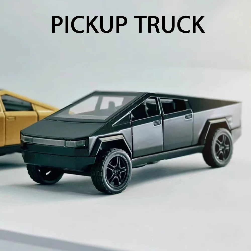 1:36 Collection Truck Alloy Simulation Toy Car Metal Model Diecasts Vehicles Pickup Car Decoration Kid Boys Toys Christmas Gifts