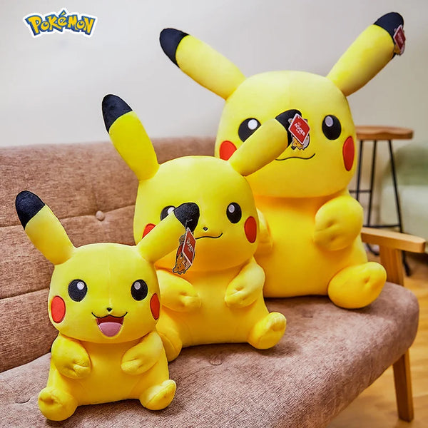 Clearance_Cute Pikachu Plushies Doll Anime Pokemon Kawaii Large Stuffed Plush Toys Soft High Quality Fill Christmas Gifts For Ch