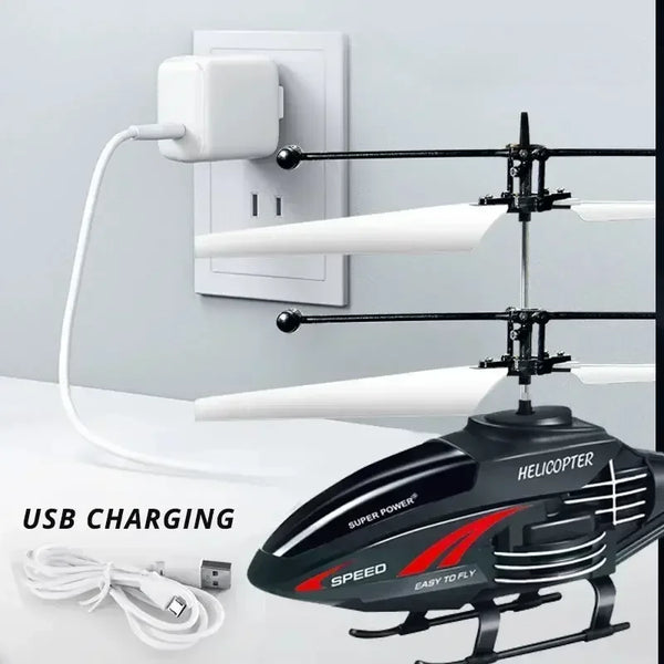 Mini RC Drone Rechargeable No Remote Control RC Helicopters Drone Toys Induction Hovering Safe Fall-resistant Rc Airplane