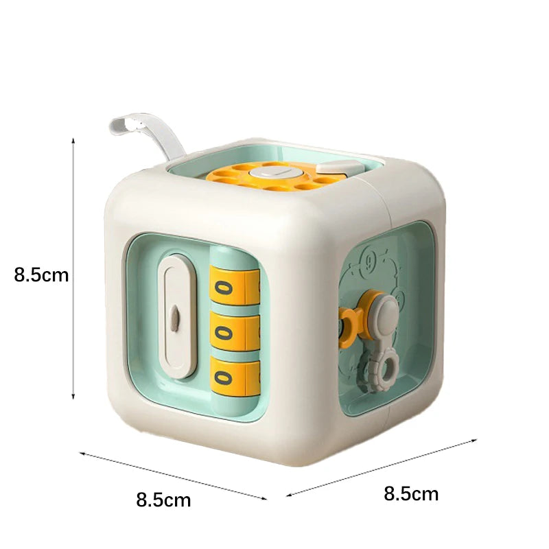 Multi-Purpose Montessori Baby Toys Early Learning Toys 6-In-1Cube Cognitive Toys Toddler Travel Toys Learning Educational Toys