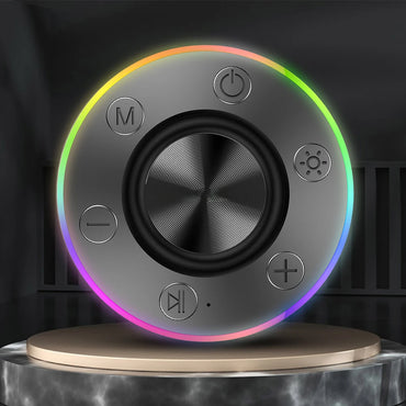 Waterproof Wireless Speaker Hands-Free Call/FM Radio Bluetooth-Compatible 5.2 Stereo Subwoofer for Party/Outdoor/Bathroom/Travel