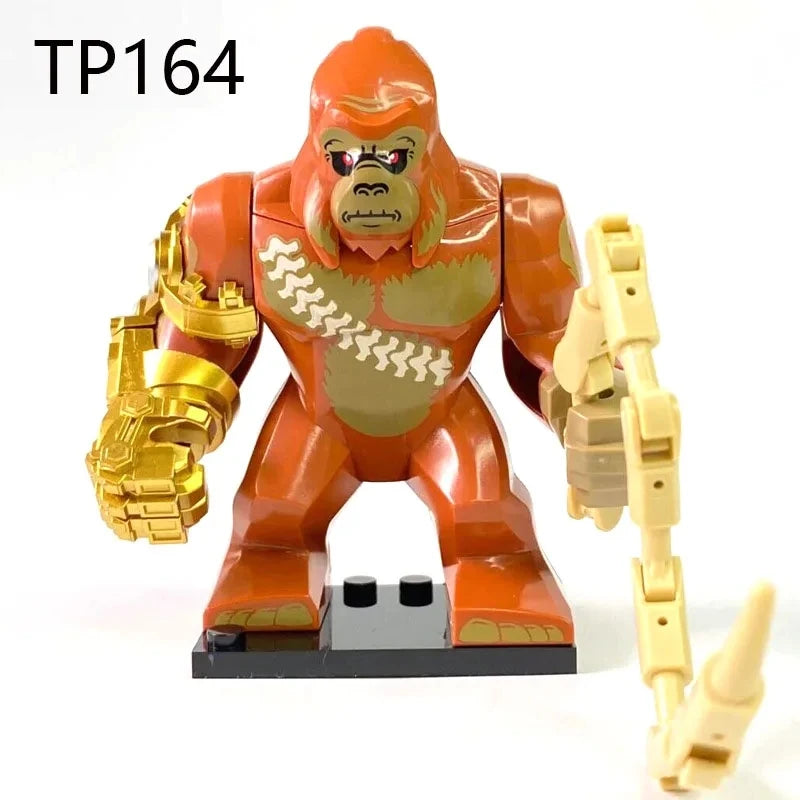 New TP163 Diamond TP164 Scar King Battle Building Block Children's Assembly Toy Handle