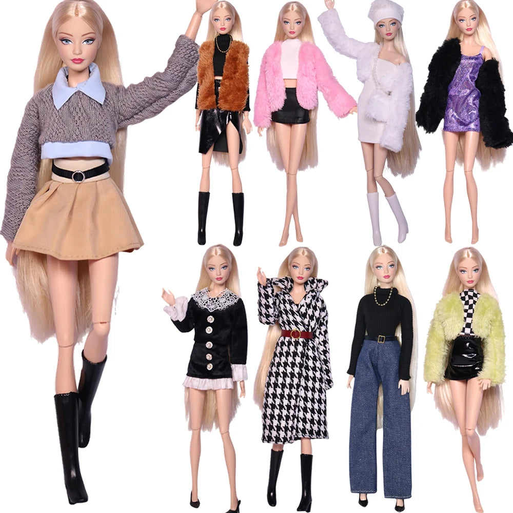 NK 30 CM Doll Outfits For 11.5 Inch Doll Shoes Princess 1/6 Doll Clothes Dolls Accessories For BJD Doll Dress DIY Gift Toy  JJ
