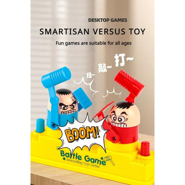 Children's Stress Relief Toy Table Game People Fight Red And Blue Attack And Defense Family Parent-Child Interaction Gift