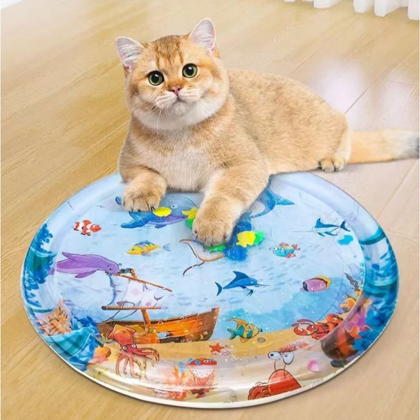 Summer Cooling Pet Water Bed Cushion Ice Pad Dog Sleeping Square Mat for Puppy Dogs Cats Pets Sensory Play Mat Pet Supplies