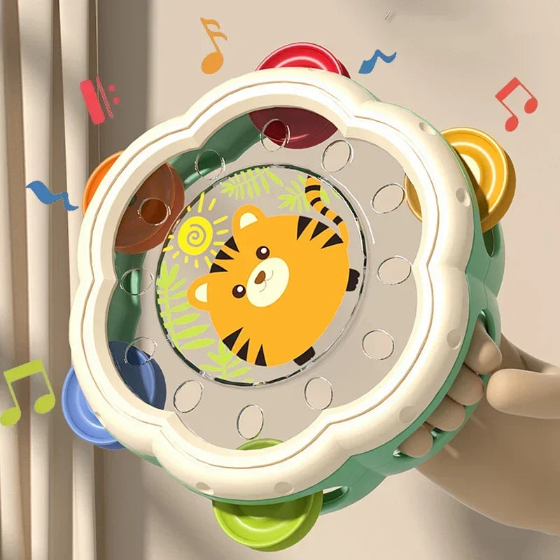 Baby Musical Instruments Drum Toys Montessori Learning Toys for Toddlers 1-3 Baby Early Hand Development Interactive Music Toys