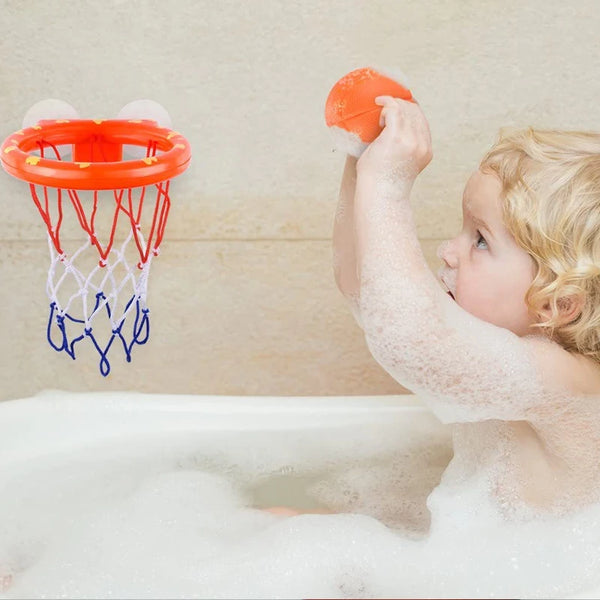 A Suit Of Children's Toy Mini Cute Little Bear Basketball Bathroom Bath Toys Shoot At The Basket Games In The Pool