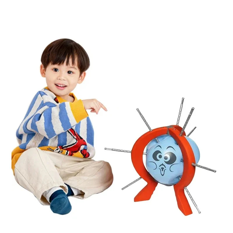 PopFury 36-Second Balloon Battle Game - LED Scoreboard Family Party Toy with 48 Non-Toxic Balloons & Safety Prickers