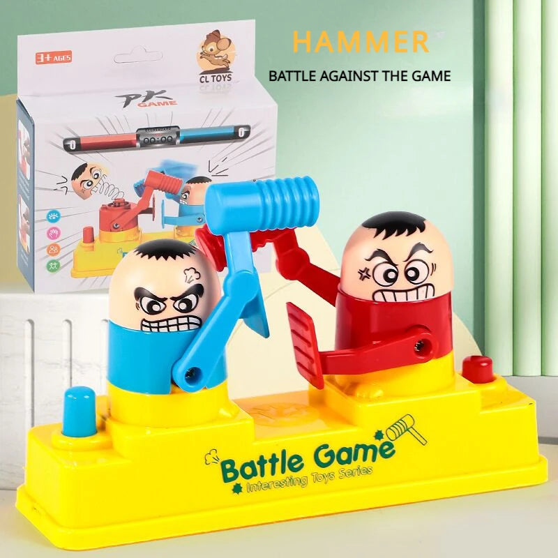 Children's Stress Relief Toy Table Game People Fight Red And Blue Attack And Defense Family Parent-Child Interaction Gift
