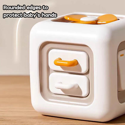 Multi-Purpose Montessori Baby Toys Early Learning Toys 6-In-1Cube Cognitive Toys Toddler Travel Toys Learning Educational Toys