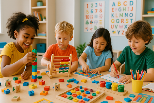 kids play and learn High quality image 